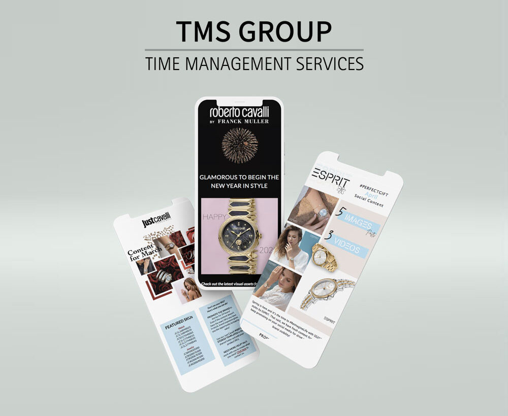 Soziale Medienkampagnen für TMS Group mit Inhalten für Marken wie Just Cavalli, Roberto Cavalli und Esprit.