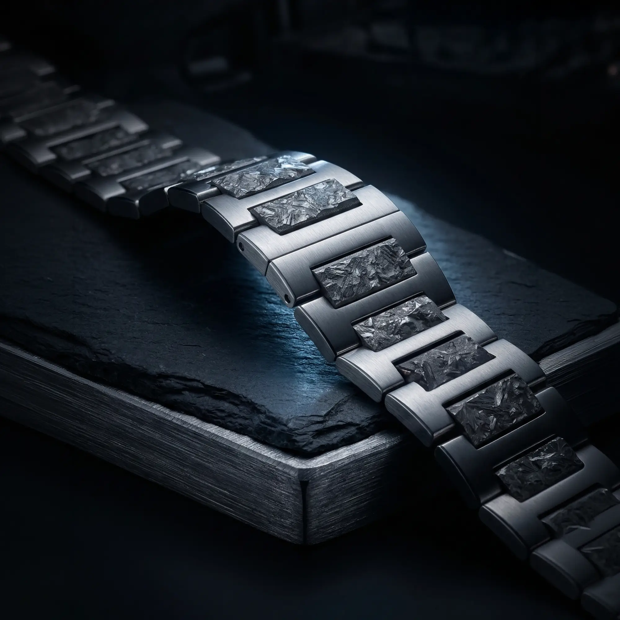 Steel and Titanium watch components