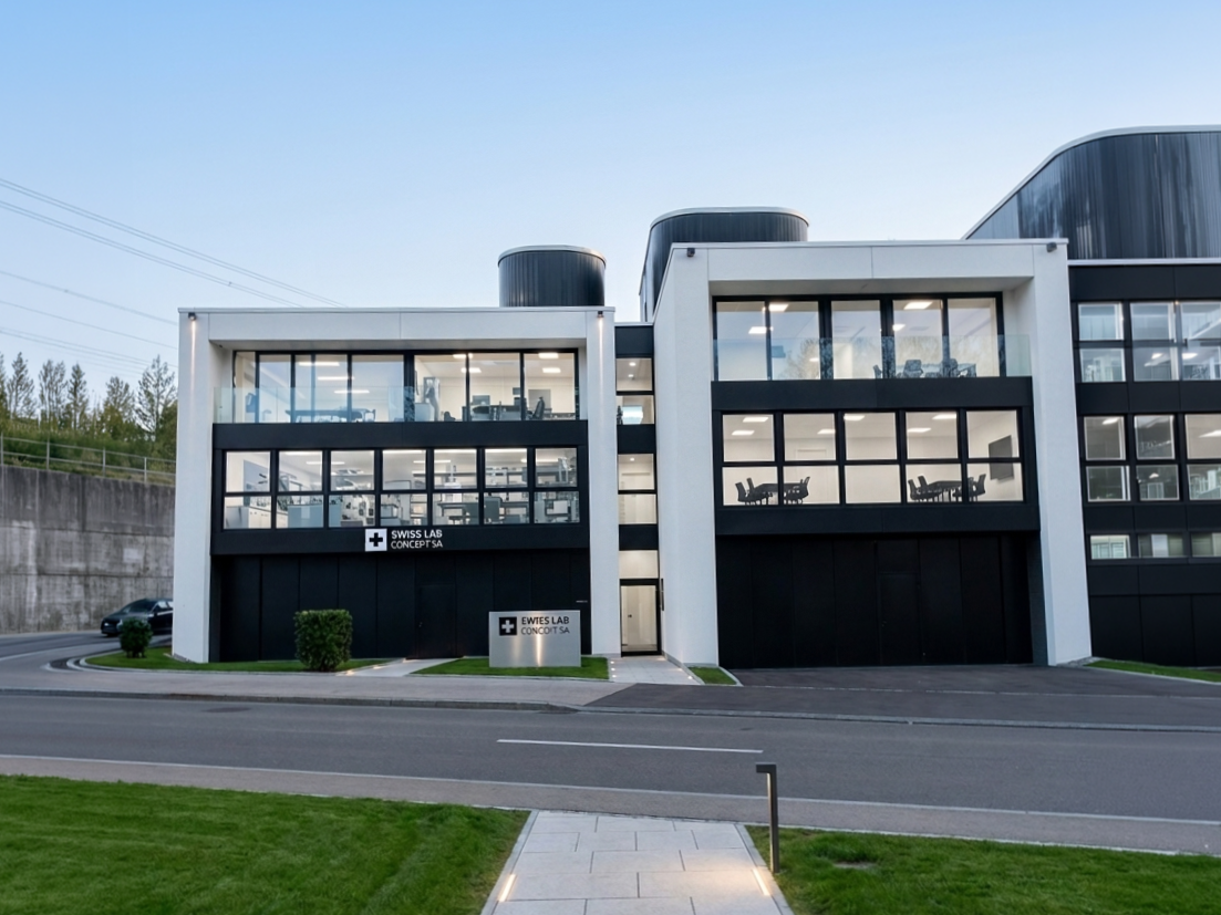 Swiss Lab Concept SA factory in Mendrisio